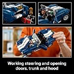 LEGO Icons Ensemble de Construction de la Voiture Shelby Cobra 427 S/C pour Adultes - Décoration de Chambre, Bureau ou Étagère pour Fans de Voitures de Sport, Âges 18+ - Idée Cadeau pour Anniversaires - 10357