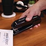 Swingline Durable 646 Desk Stapler, 25-Sheet Capacity, Anvil Rotates, Black (7471164601)