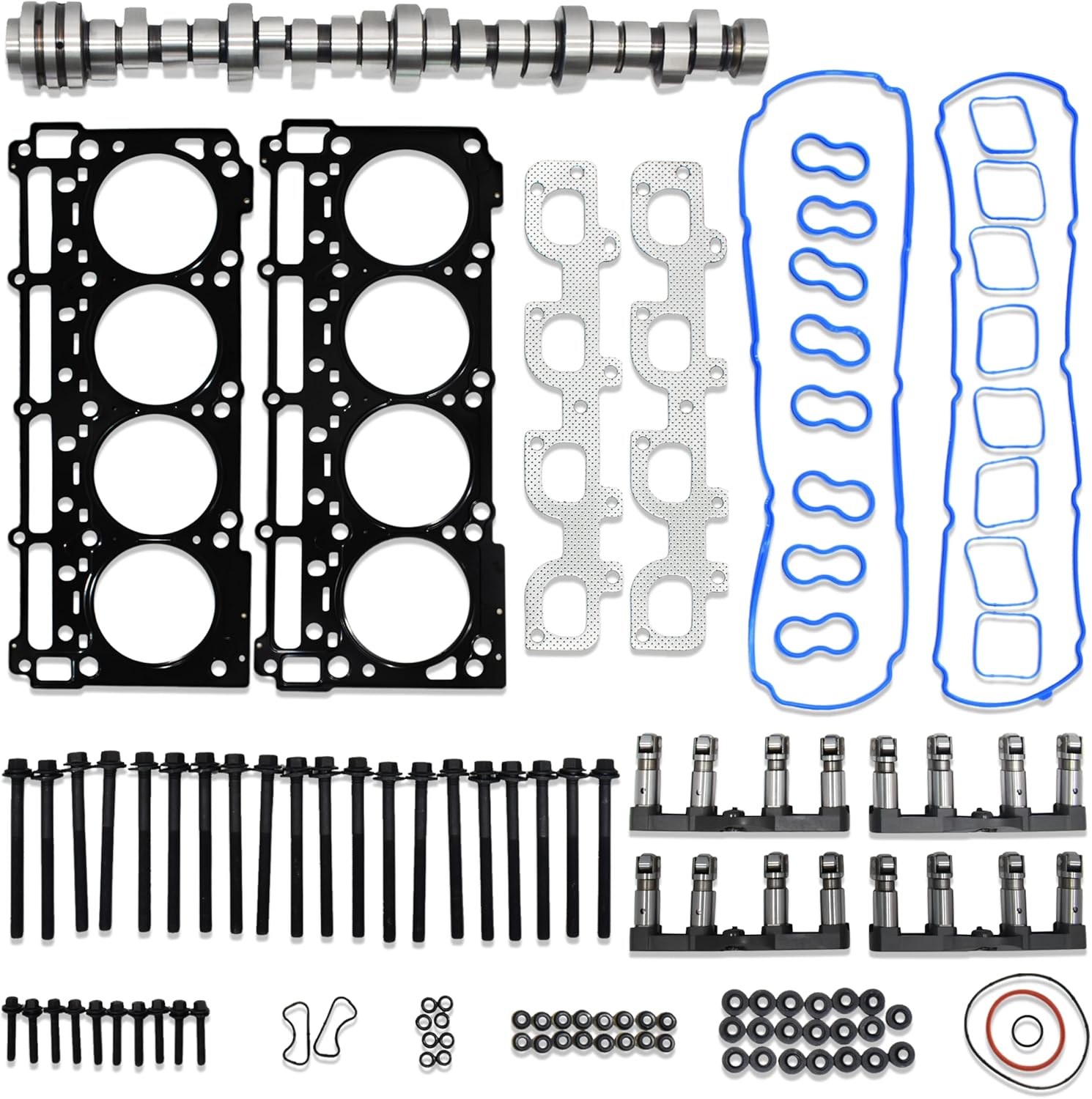 6.4 MDS Hemi Lifter Camshaft Kit for 2011-2015 Jeep Grand Cherokee Chrysler Dodge Charger 6.4L V8 5038419AB 53021726AD HS26568PT