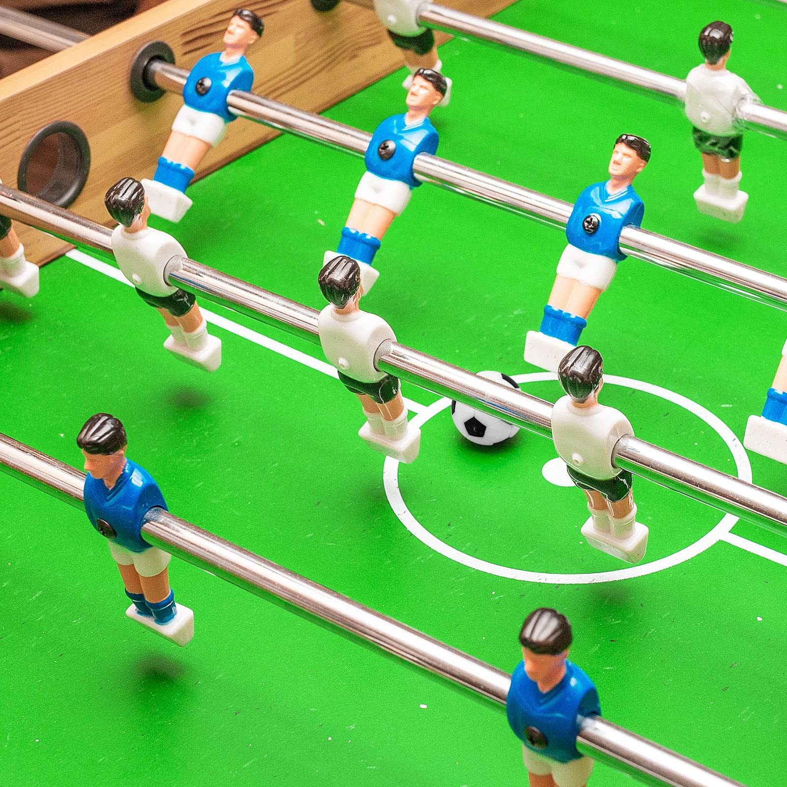 VOSAREA 10 Palline Per Calcio Balilla Da Tavolo - Ricambio Per Biliardino Mini, Plastica Iniettata 2,5 Cm