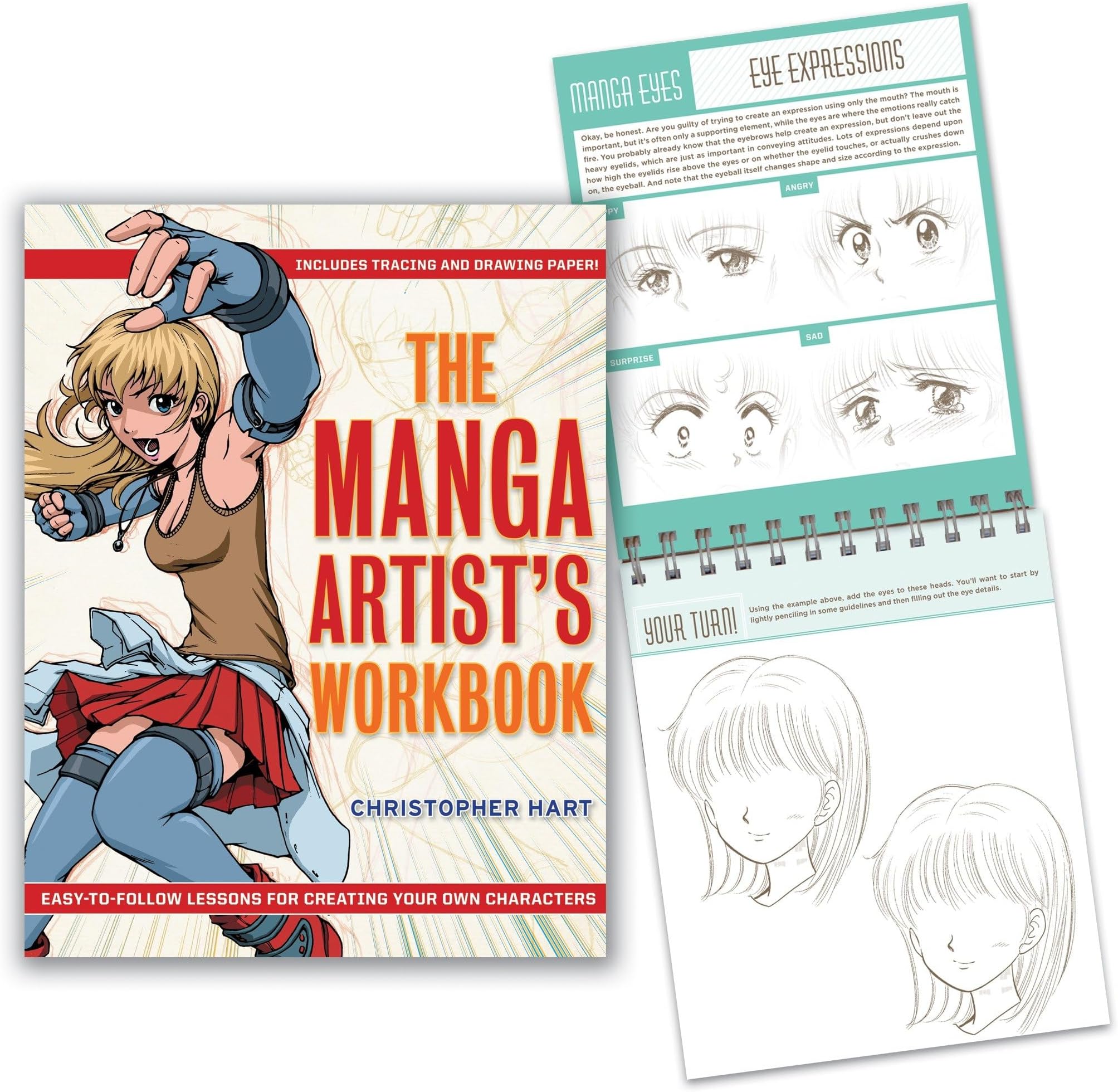 The Manga Artist's Workbook: Easy-to-Follow Lessons for Creating Your Own Characters