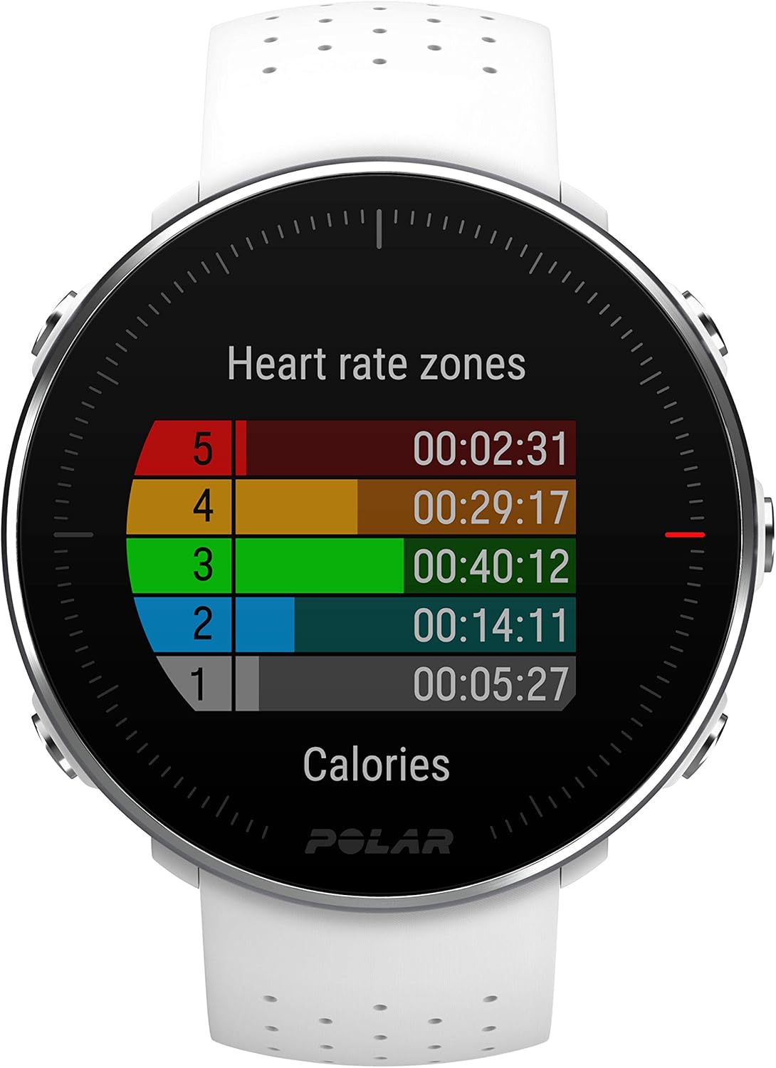 POLAR Vantage M –Advanced Running & Multisport Watch with GPS and Wrist-Based Heart Rate (Lightweight Design & Latest Technology), White, M-L