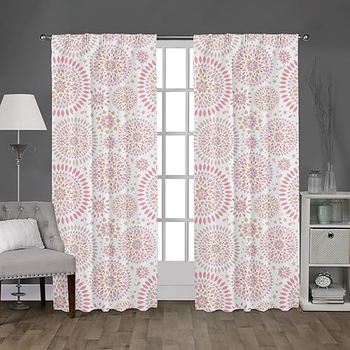 Miniatura 8 de Magic Drapes Cortina opaca plisada doble para oscurecer la habitación, a prueba de derrames, con aislamiento térmico, lavable a máquina, paneles de