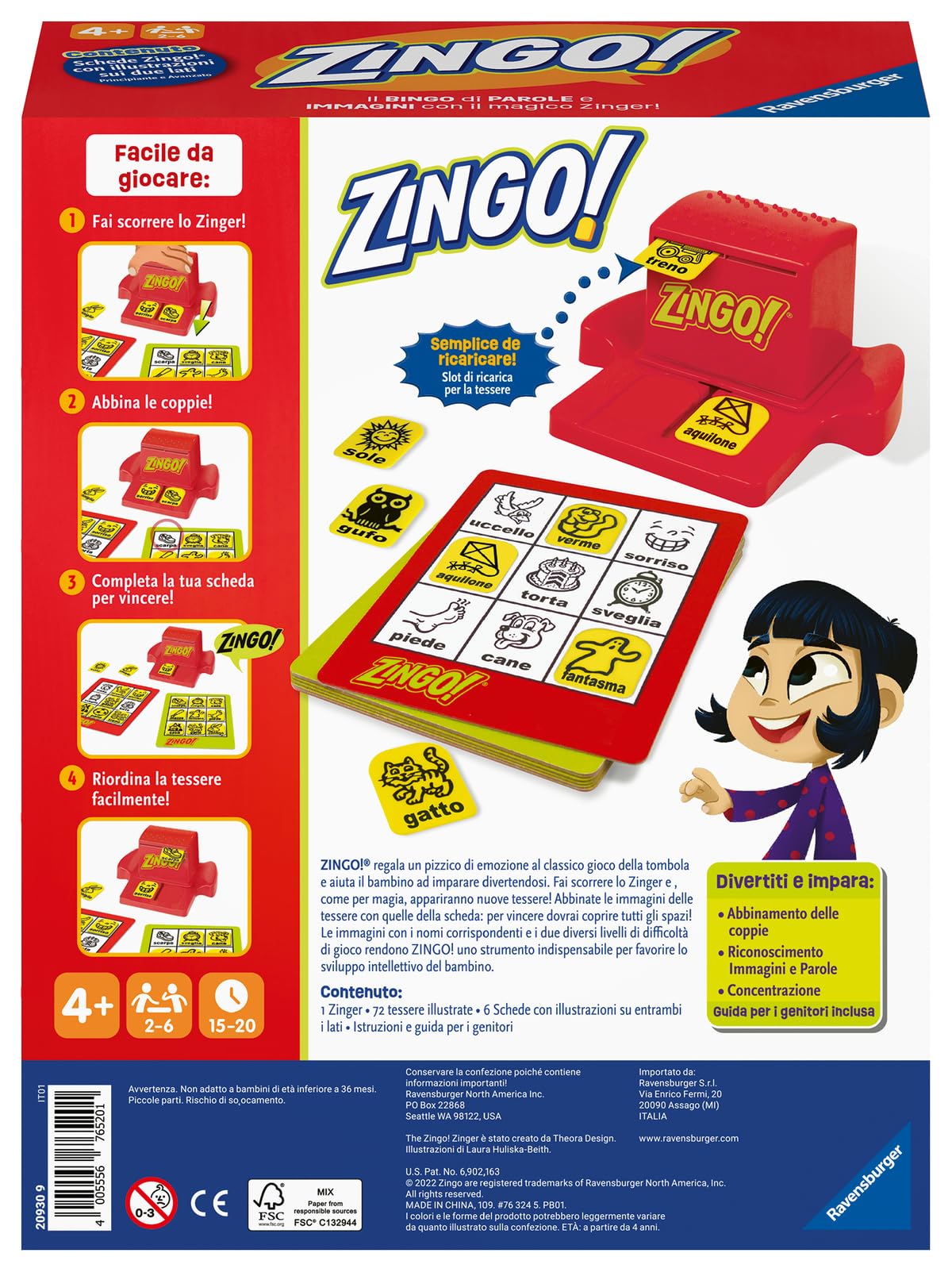 Ravensburger - Labirinto One Piece | Gioco Da Tavolo Per Tutta la Famiglia | 2-4 Giocatori | Idea Regalo Per Bambini 7 Anni | Edizione in Italiano | Idee Regalo : Kobbert, Max J