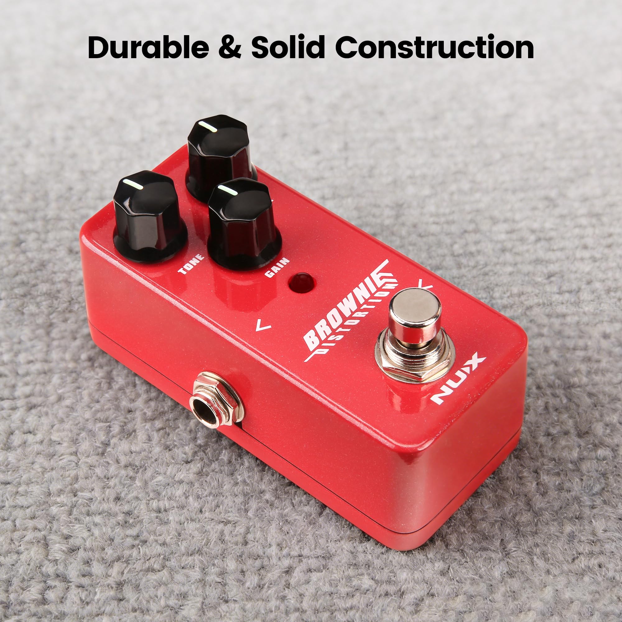 Amazon.com: NUX Mini Core Brownie Distortion Guitar Effects Pedal