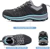 OL OUTJET LEGEND Zapatillas de Senderismo Impermeables para Hombre de Cuero Cómodas Ligeras Antideslizantes para Exterior 5