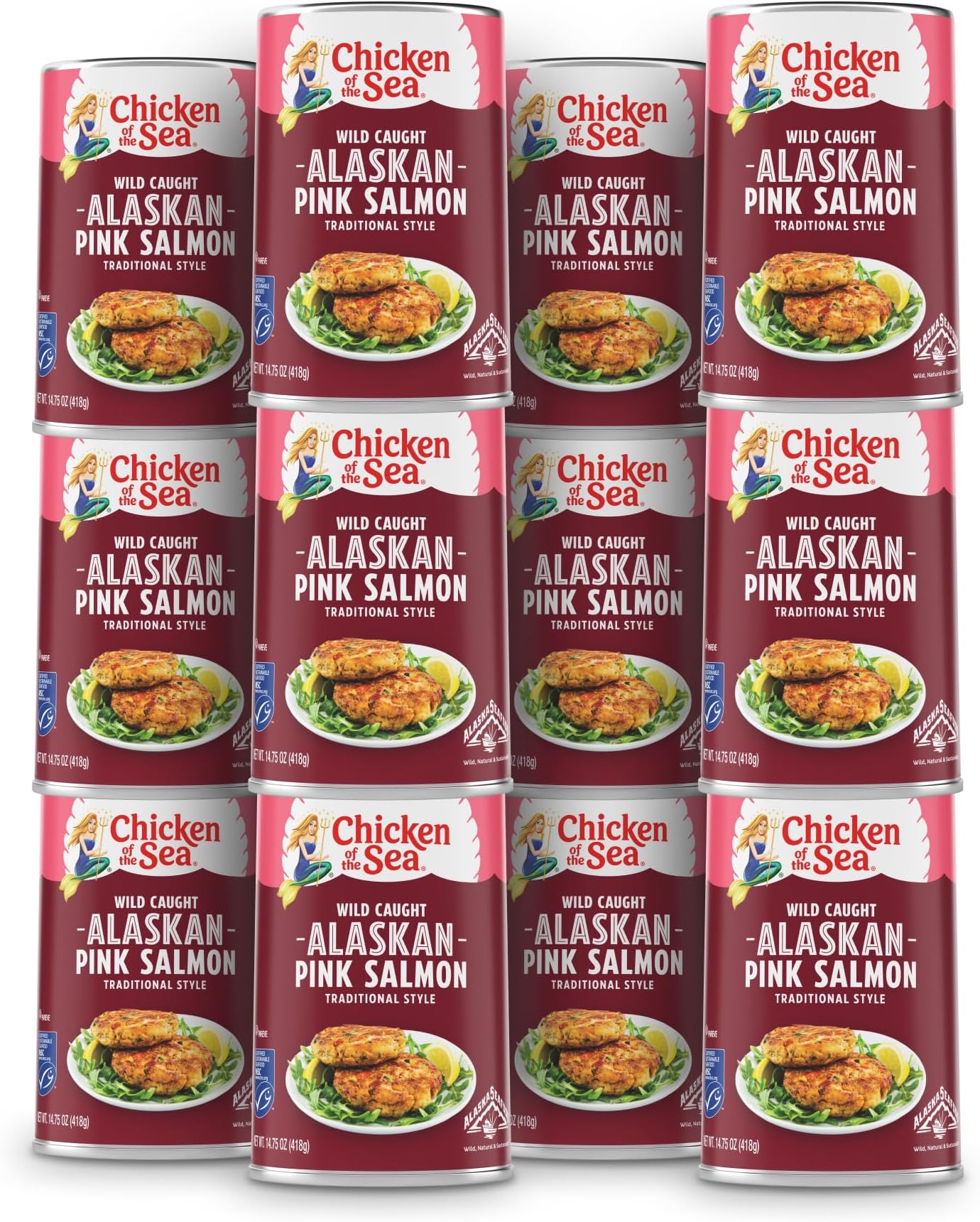 Amazon.com: StarKist Wild Alaskan Pink Salmon - 14.75 oz. Can : Grocery ...
