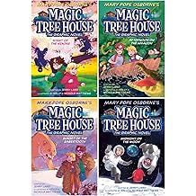 Magic Tree House Graphic Novel Series 4-Book Collection Set (Book 5 - 8) - Thrilling Time-Travel Adventures for Young Readers!
