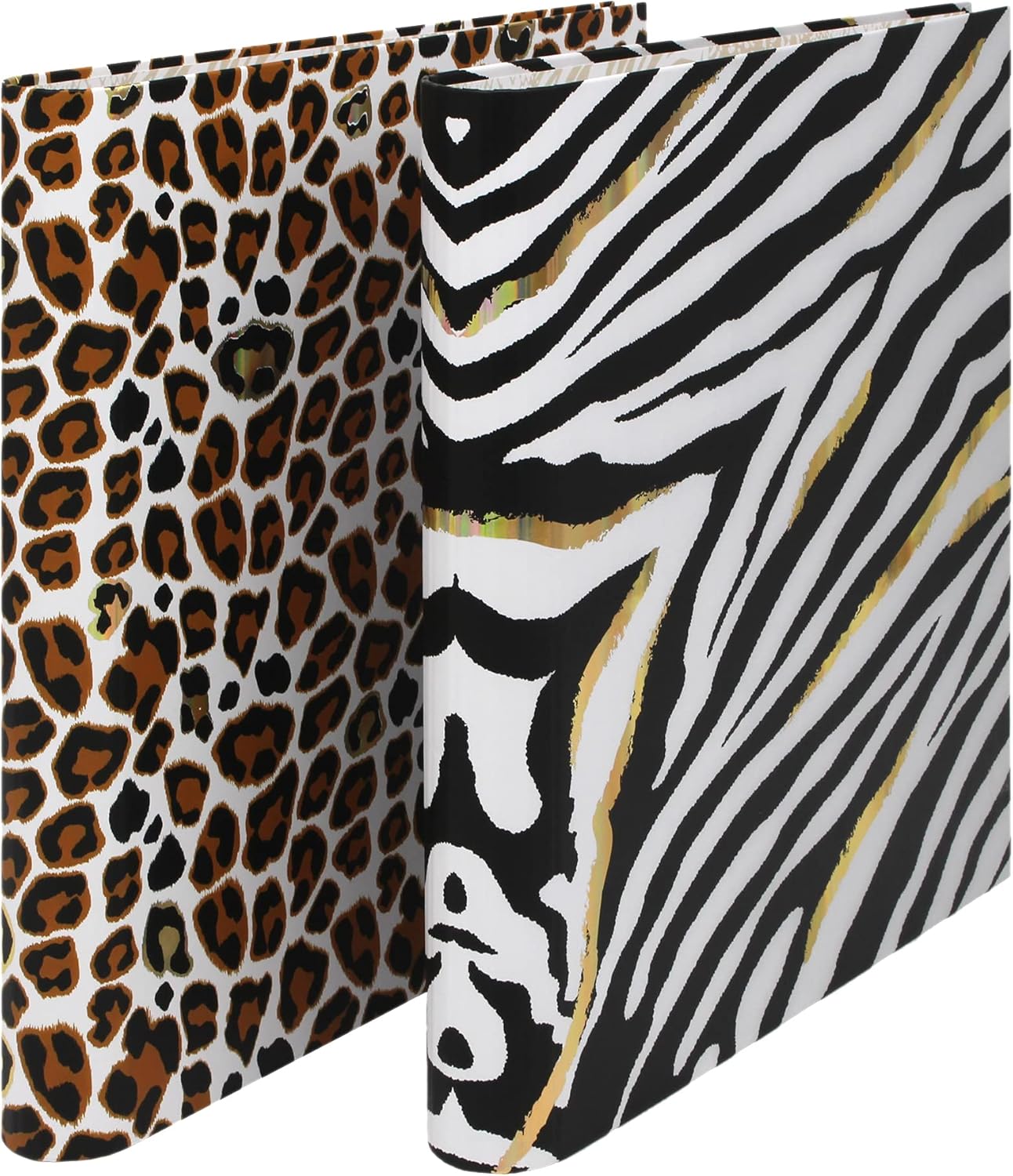 Pukka Pad, Wild A4 Preloaded 3-Ring Binder – Includes Personal Details and Planner Pages – Comes Preloaded with 5-Part Dividers – Standard 3-Ring Mechanism - Leopard