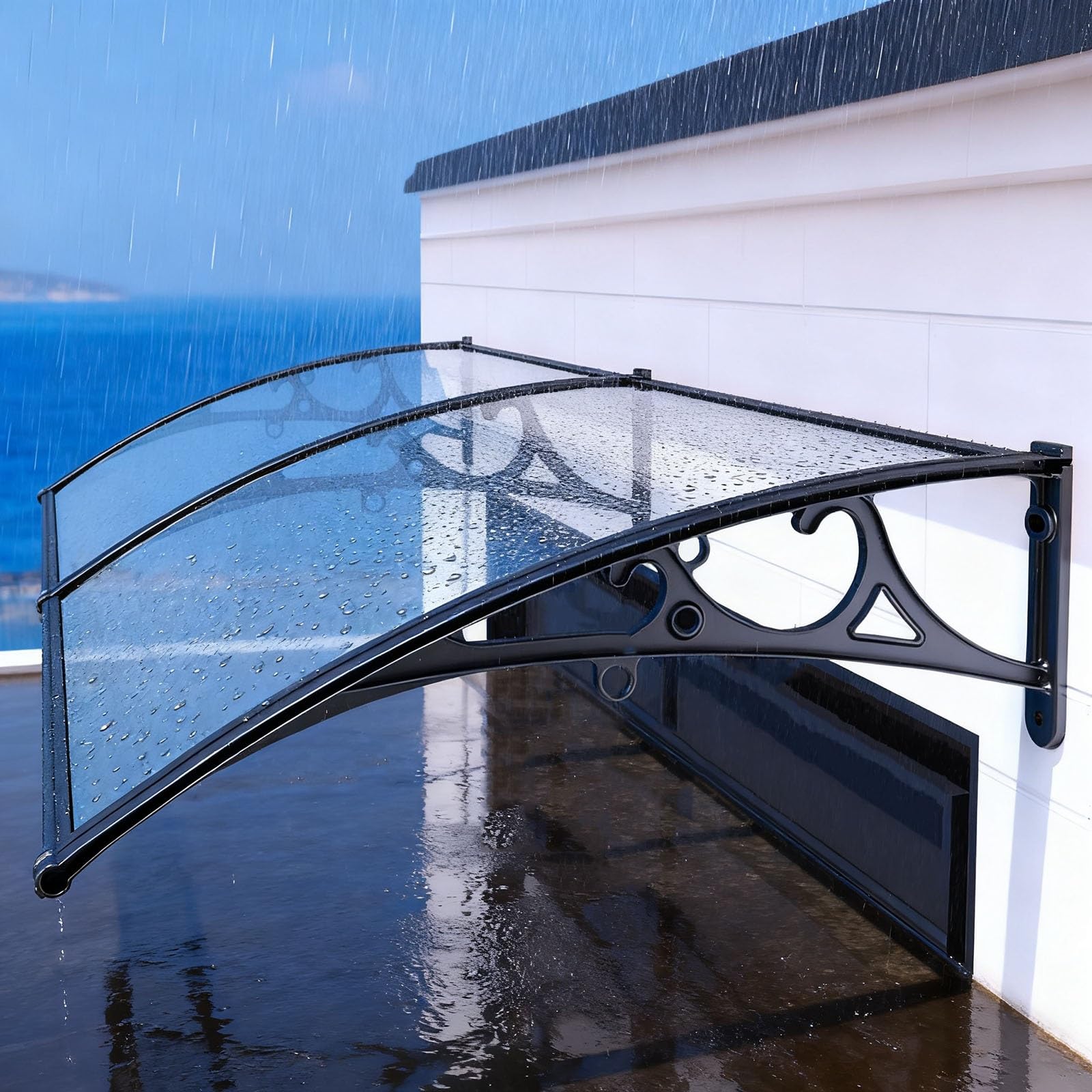 Auvent extérieur de porte pour protéger votre terrasse et votre patio du soleil