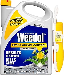 Weedol Path & Gravel Weedkiller with Power Sprayer, Ready to Use, 5L