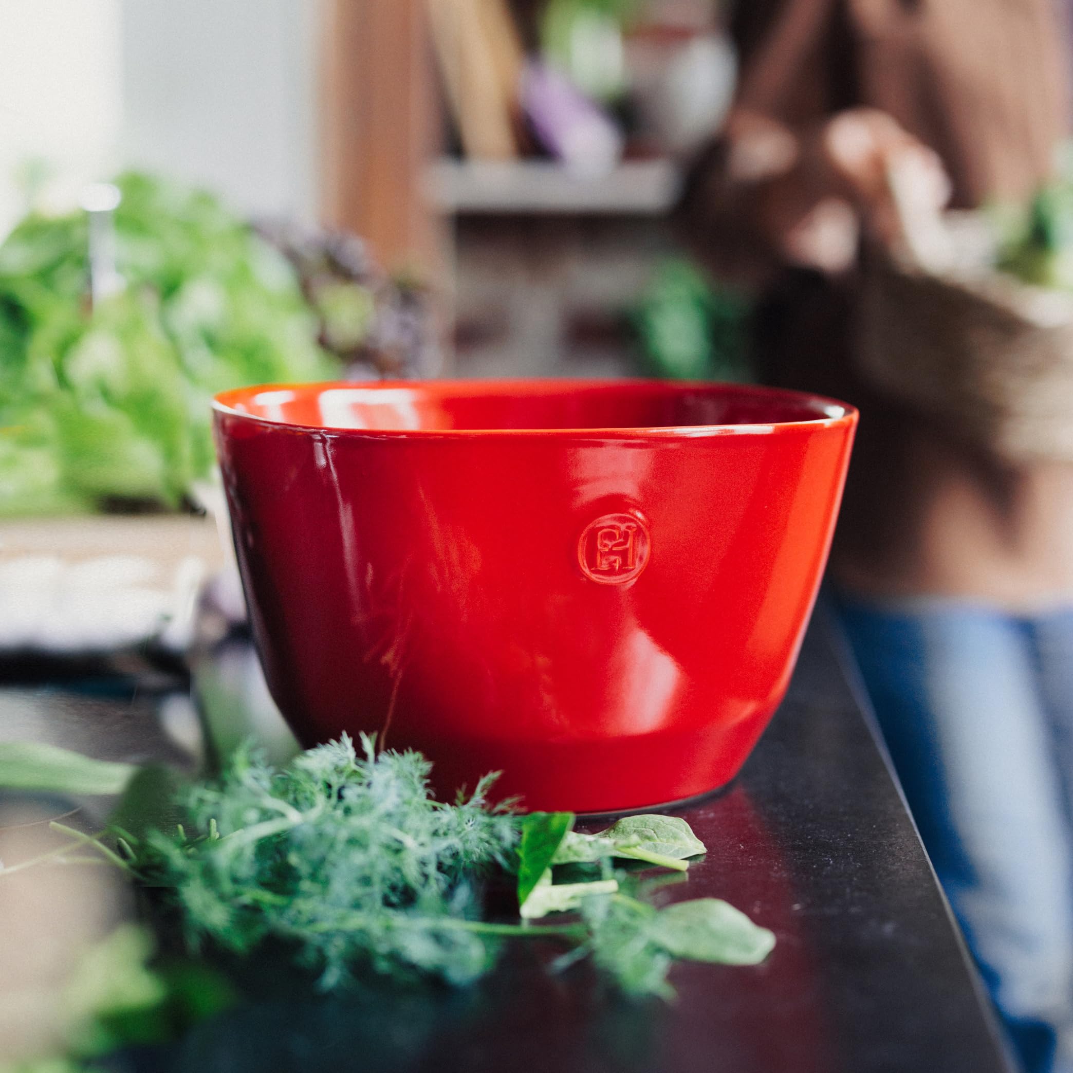 Amazon.com | Emile Henry Made in France Ceramic Small Salad Bowl