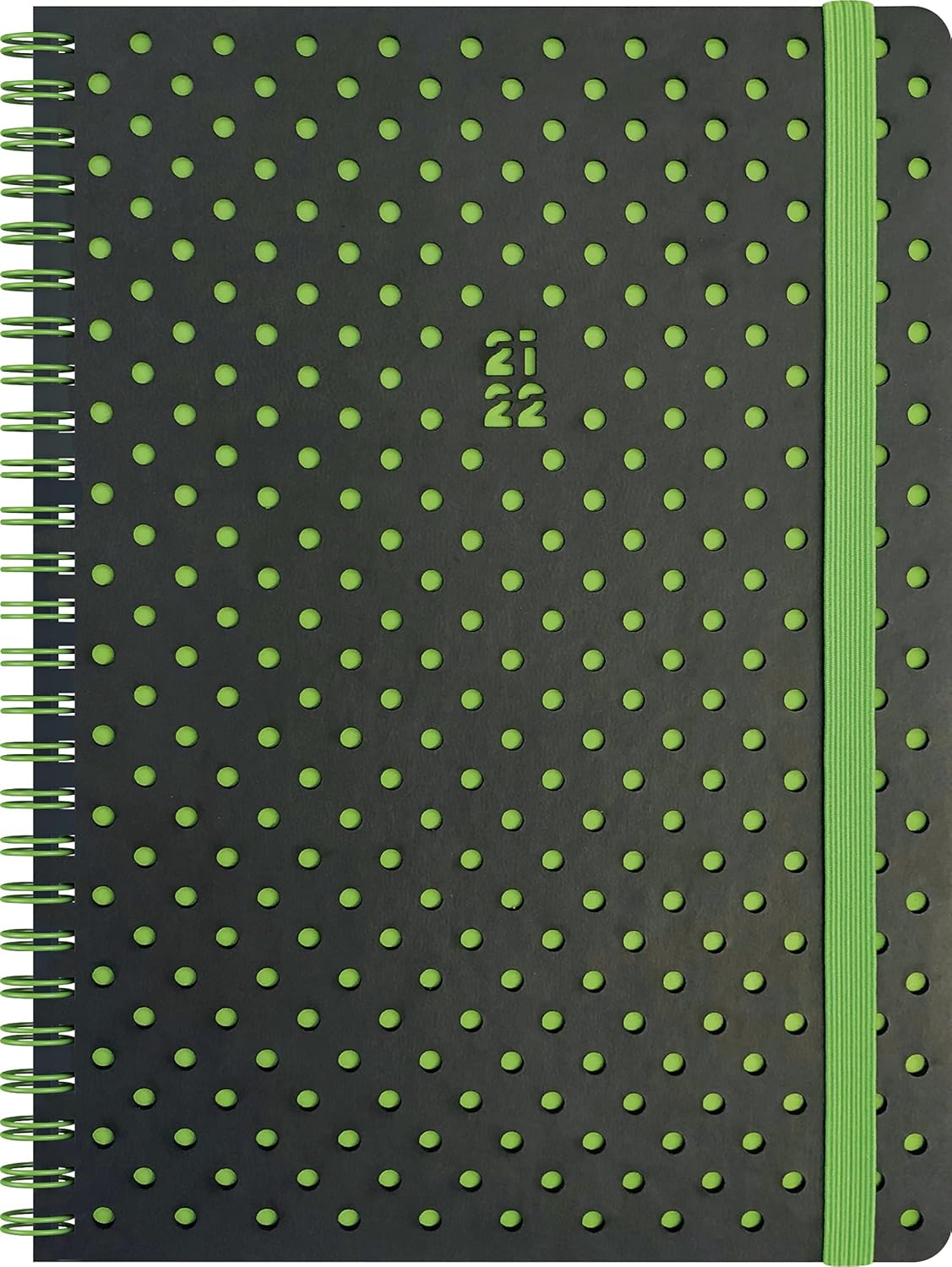 BRUNNEN 1072190161 Wochenkalender/Schülerkalender 2021/2022 "Light Up", Grey and green, a5