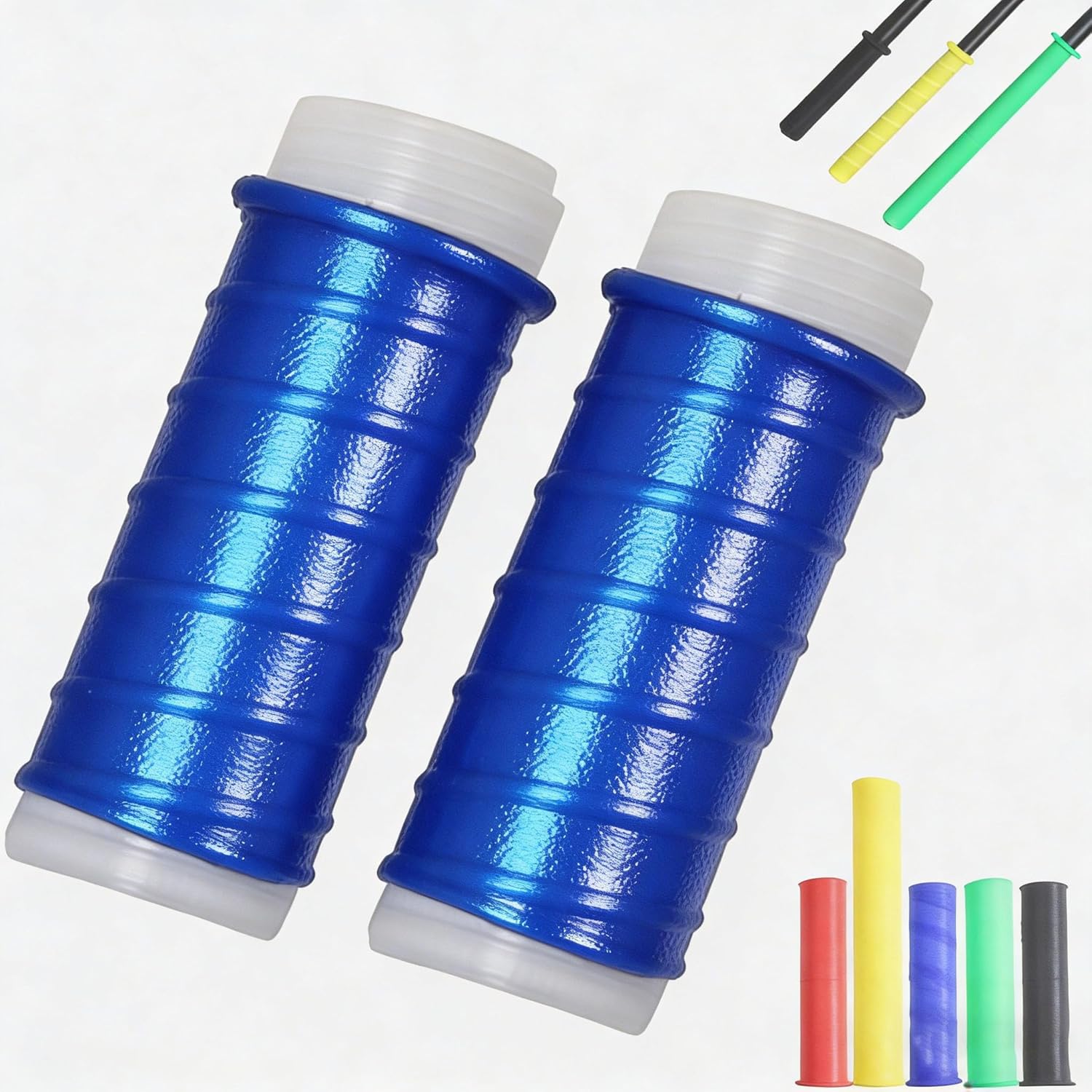 Cold Shrink Handle Wrap, 4.7/6.7in Rubber Cold Shrink Handle Cover, Non-Slip, Insulated Cold-Shrink Handle Sleeves for Fishing Rods and Rackets, Cold Shrink Tool Grip