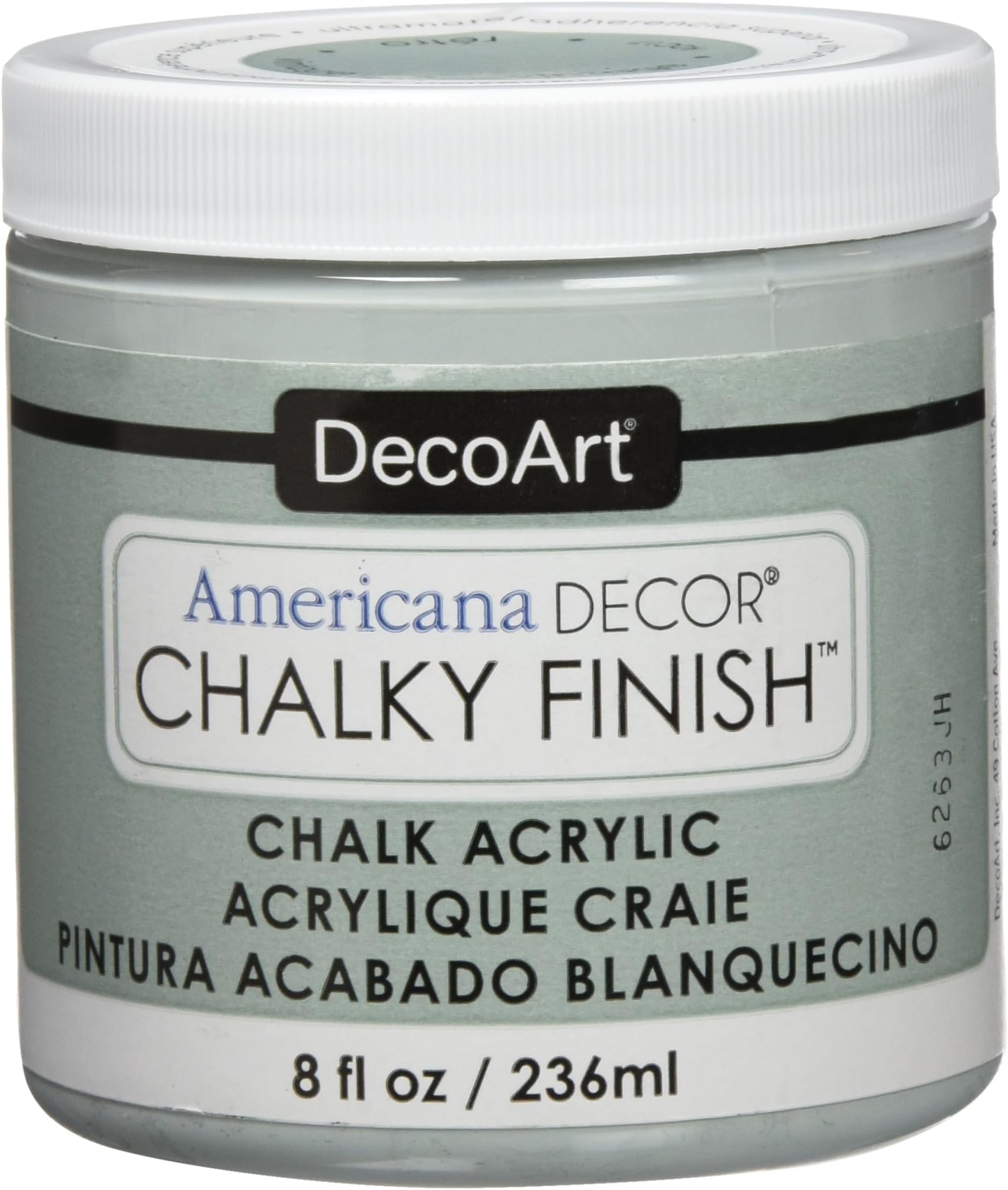 DecoArt Americana Chalky Finish Paint, 8Ounce, Relic, Metallic