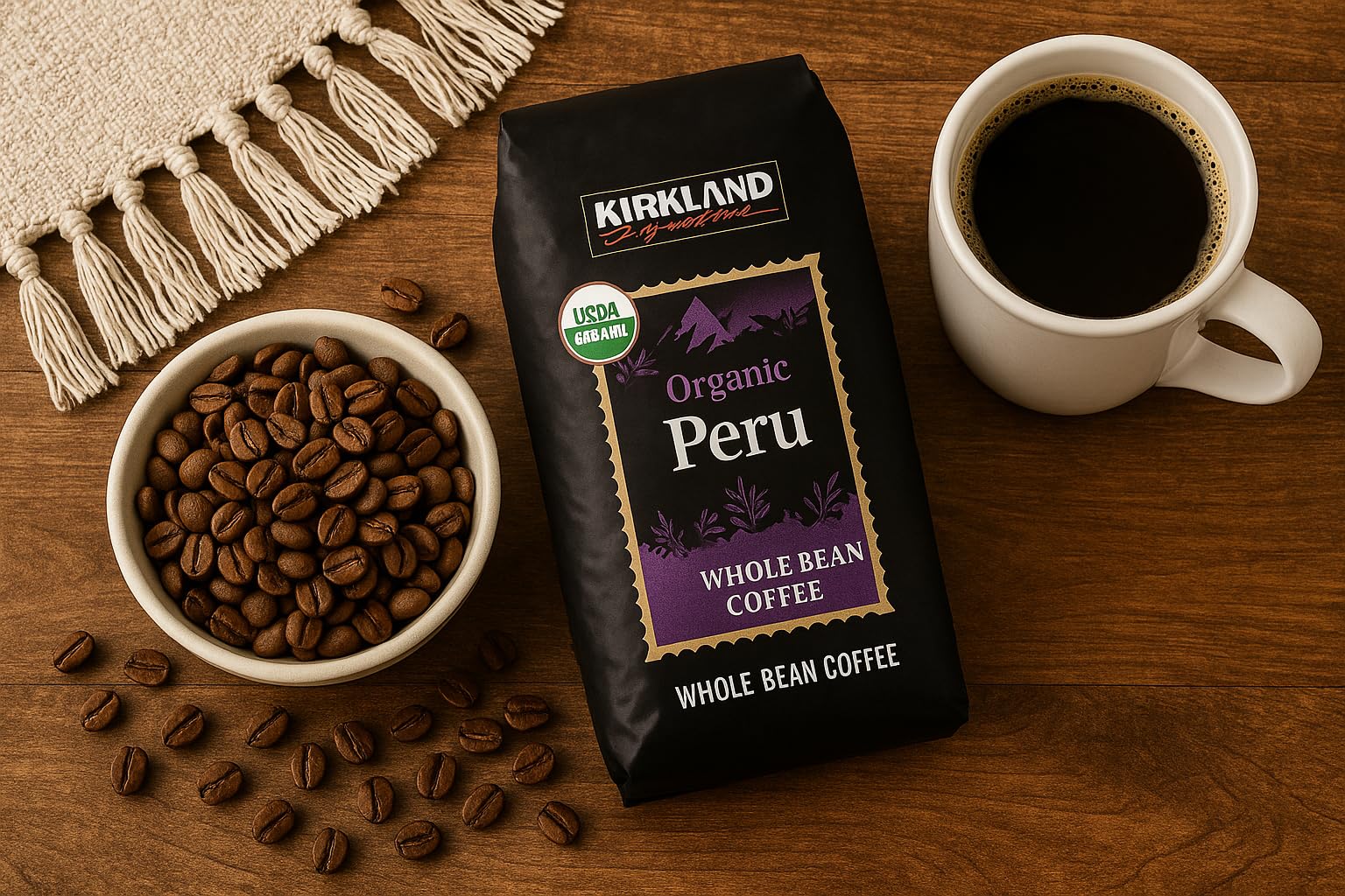 Amazon.co.jp: Costco Kirkland Signature Whole Bean Coffee, 32.6 oz