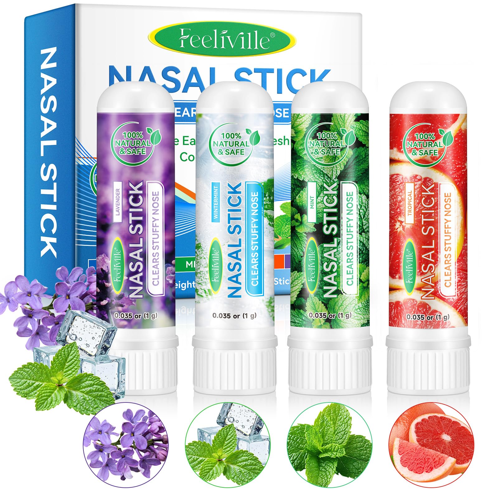 Sztyft do inhalacji do nosa, ulga w przekrwieniu nosa, codzienny relaks, redukcja stresu, poprawa koncentracji, naturalny, przyjazny w podróży, chłodzący, odświeżający, poprawia oddychanie, 4p
