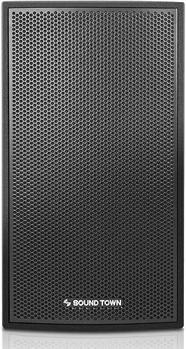 Miniatura 2 de Sound Town CARME Series - Altavoz profesional PA DJ de 12 pulgadas, 2 vías, color negro con controlador de compresión para instalaciones, sonido en