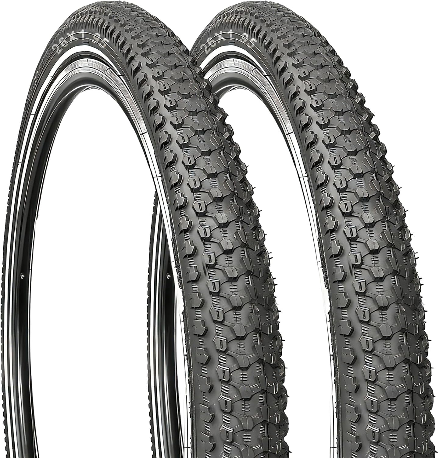 VERKSTAD 2PCS Folding Bike Tires 26x1.95/26x2.125 Inch, Butyl Rubber High-Performance Folding Replacement Bicycle Tires for Beach Cruiser and Urban Commuting Bicycle