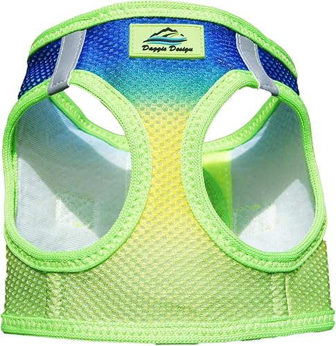 Vista 103 de DOGGIE DESIGN American River - Arnés para perro de la colección ombré, color frambuesa (S (circunferencia de 13 a 16 pulgadas)