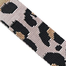 ZOOEASS Yoga Mat Strap, Adjustable Durable Yoga Mat Carrier & Stretching Strap, 5.9feet, Multiple Color Choices (Pink Leopard,5.9feet)