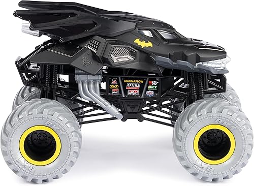 Miniatura 9 de Monster Jam, Camión monstruo oficial de Batman, vehículo fundido a presión de coleccionista, escala 124, juguetes para niños a partir de 3 años
