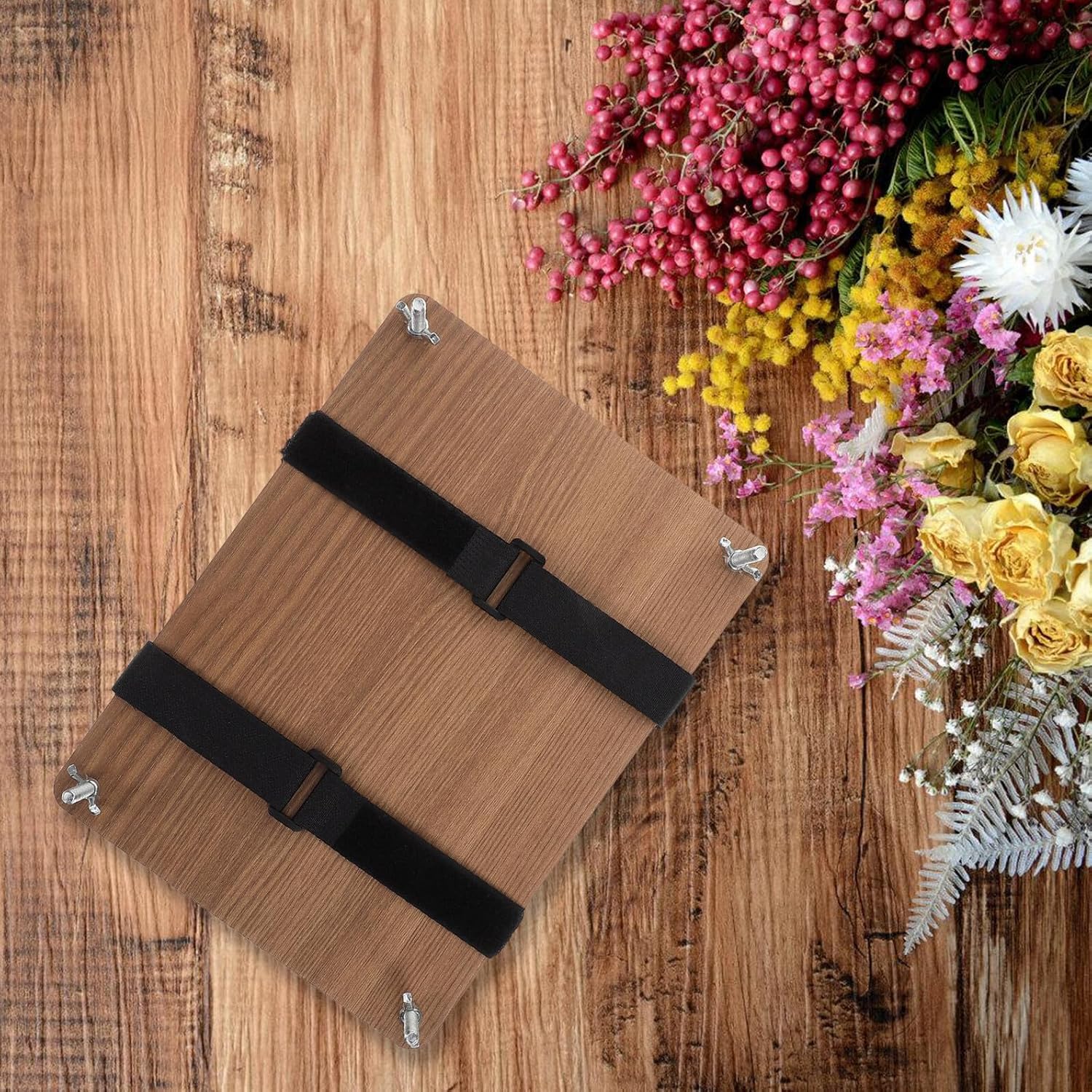 BESPORTBLE Wooden Flower Press Kit Medium DIY Floral Preservation Tool for Craft Enthusiasts Plant Specimen Creation Pressed Flower Art Supplies