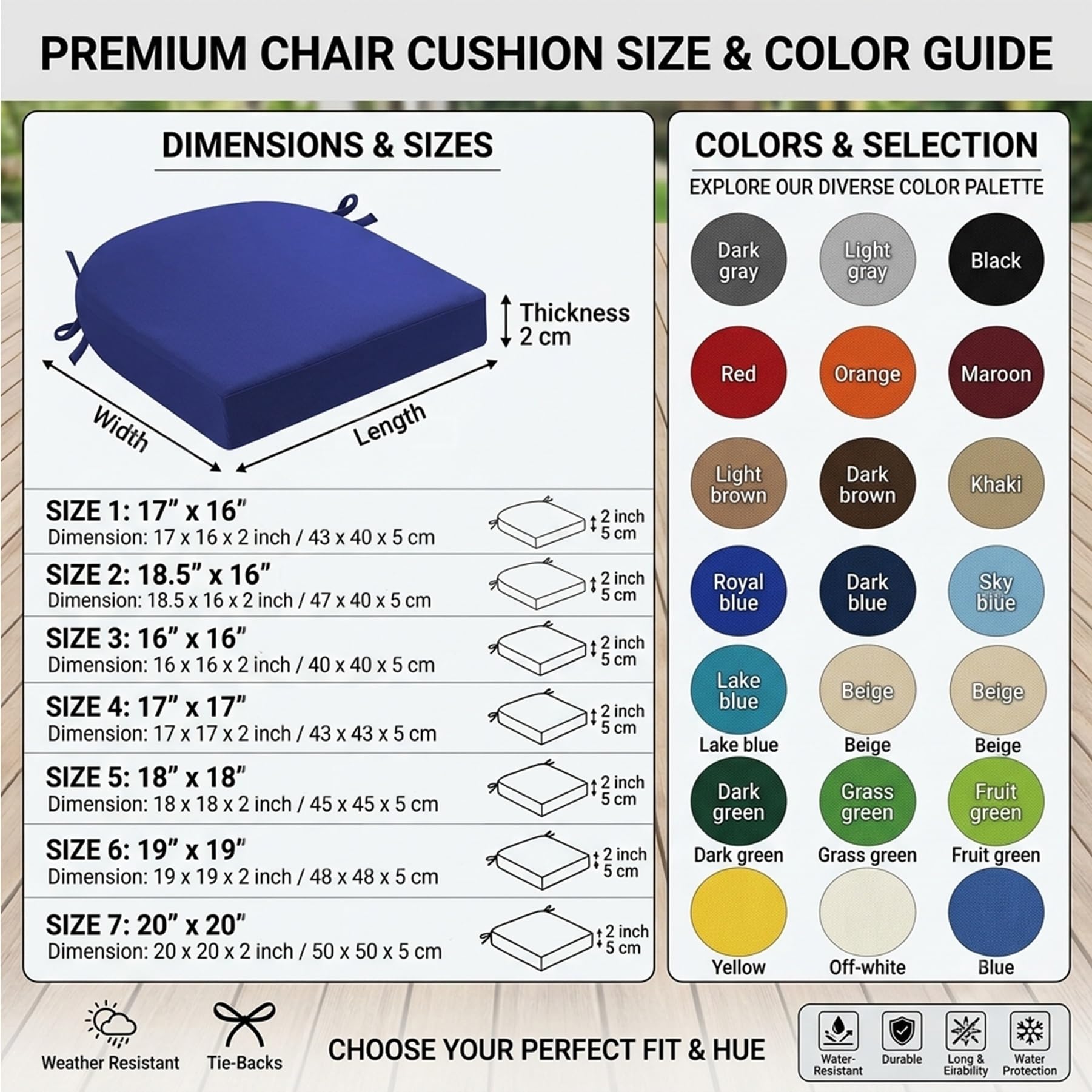 Cuscino Ergonomico A Forma Di U per Sedie Da Interno Ed Esterno, L'imbottitura In Schiuma Ad Alta Resilienza Offre Comfort Tutto Il Giorno per Sedie Da Pranzo E Mobili Da Patio In Rattan