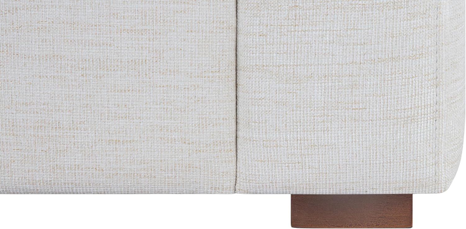 Livabliss Sutterlin Modern Accent Chair, 32" H x 35" W x 34" D, Cream