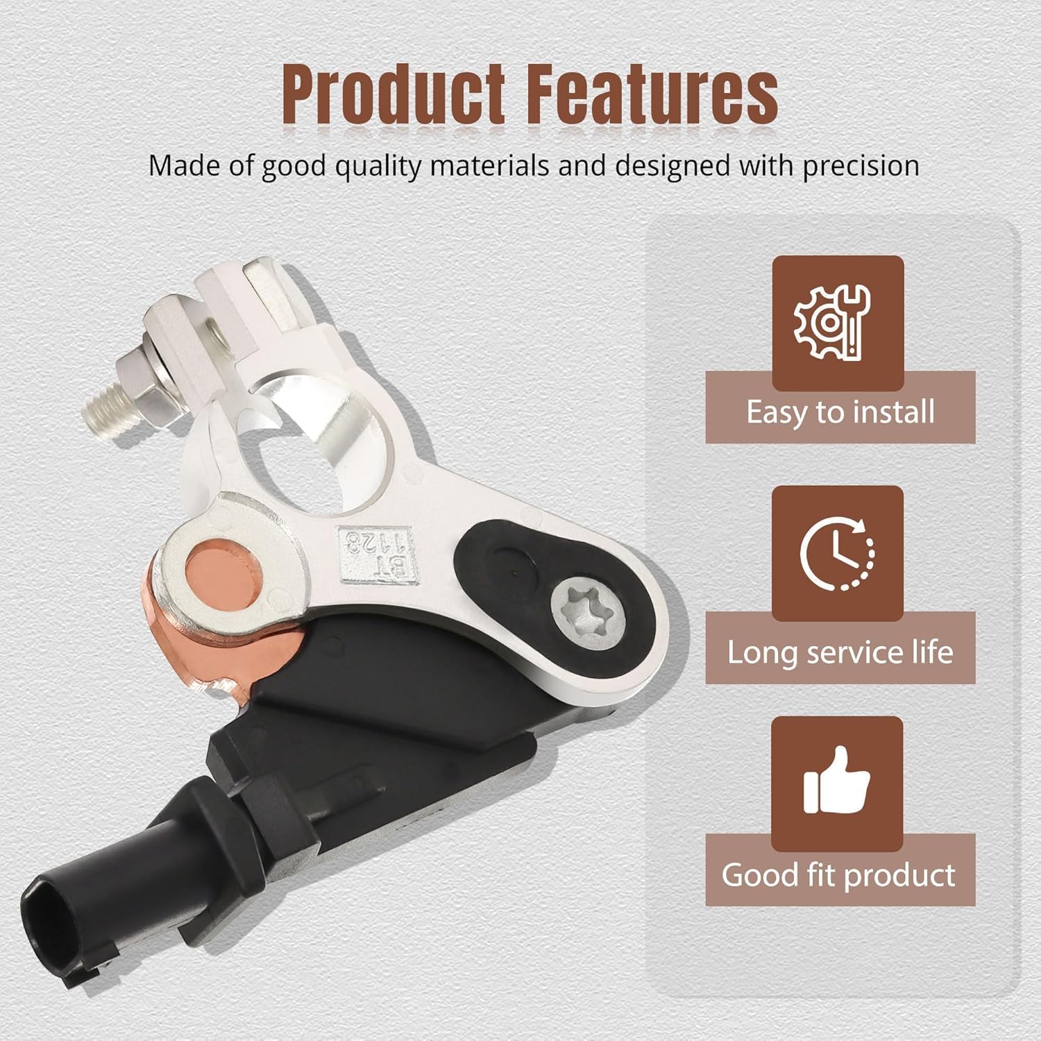 4692269AI Battery Current Sensor Fit for 2011-2016 Chrysler 200 300/2011-2016 Jeep Wrangler Cherokee/2013-2017 Dodge Ram 1500 2500 3500 Charger Journey Challenger Viper/2013-2019 Fiat 500# 4692269AG