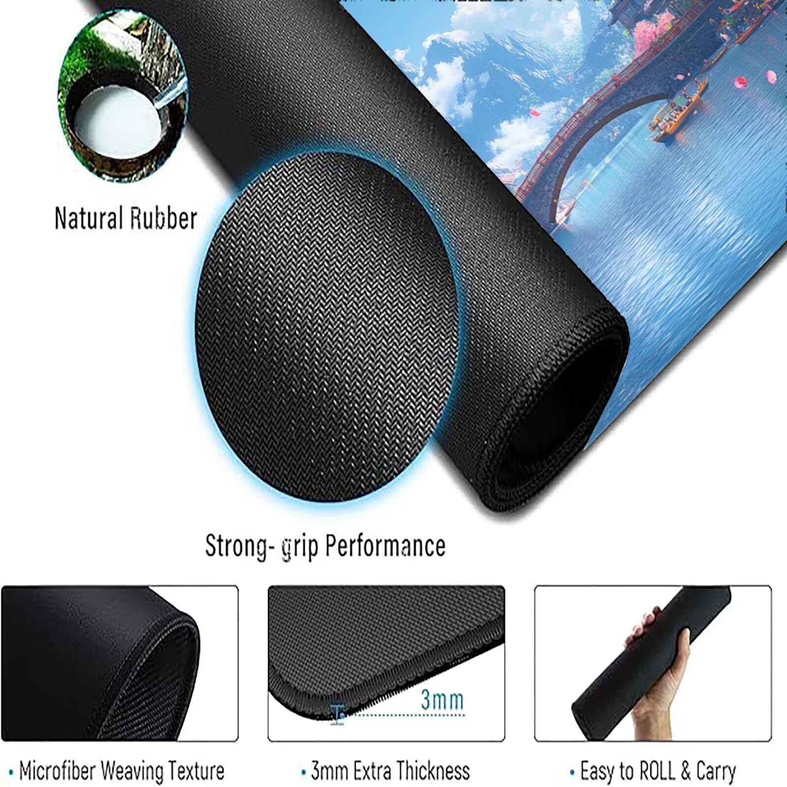 Podkładka pod mysz różowa XXL 1400 x 700 mm mata biurkowa krajobrazowa podkładka pod mysz jednoczęściowa gumowa podstawa antypoślizgowe krawędzie akcesoria biurowe praca szyta mysz do komputera