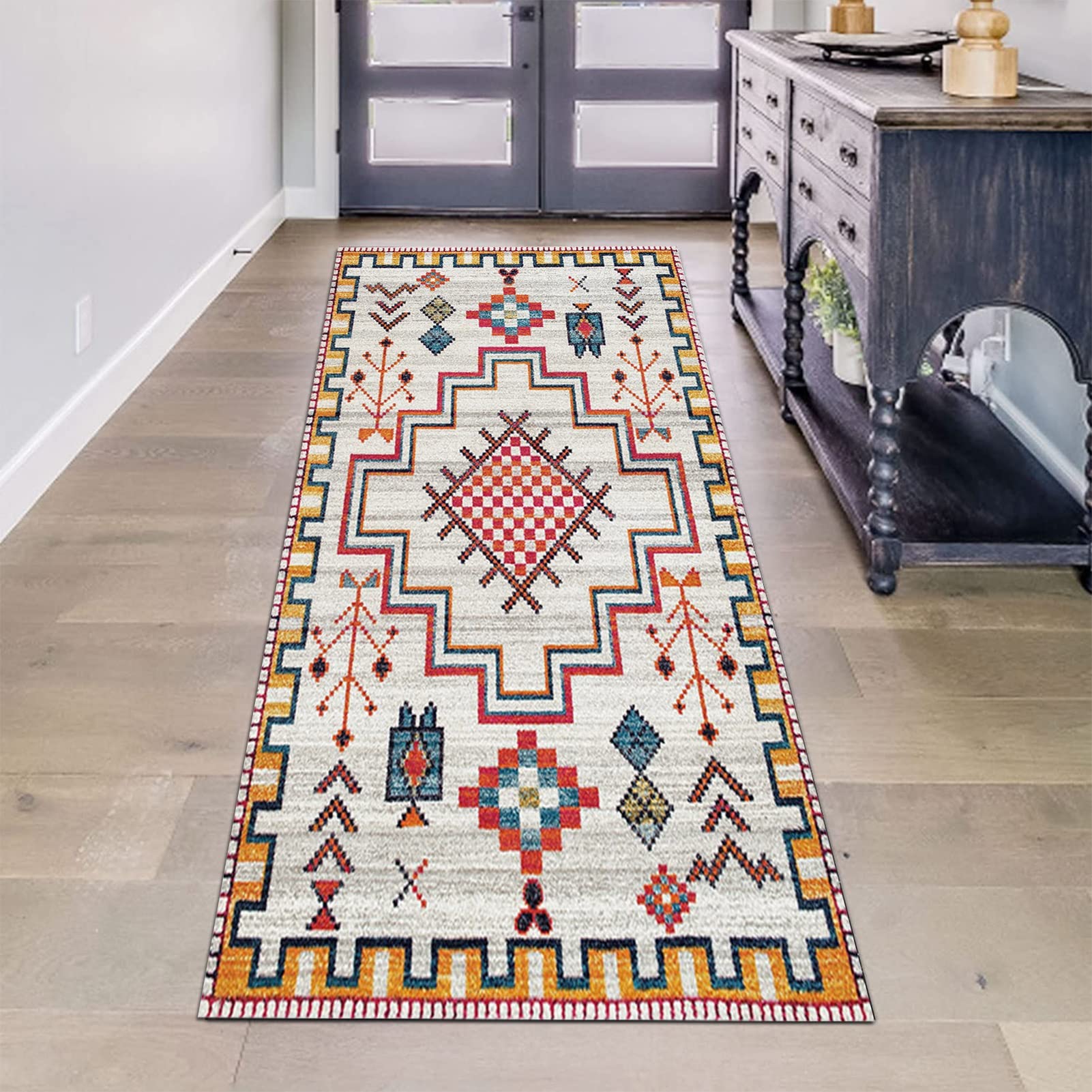 Vintage smal loper tapijt, tapijten loper voor gang trappen hal gang - 1m 1,5m 2m 2,5m 3m 3,5m 4m 4,5m 5m 6m extra lang tapijt vloermat (Size : 70×500cm