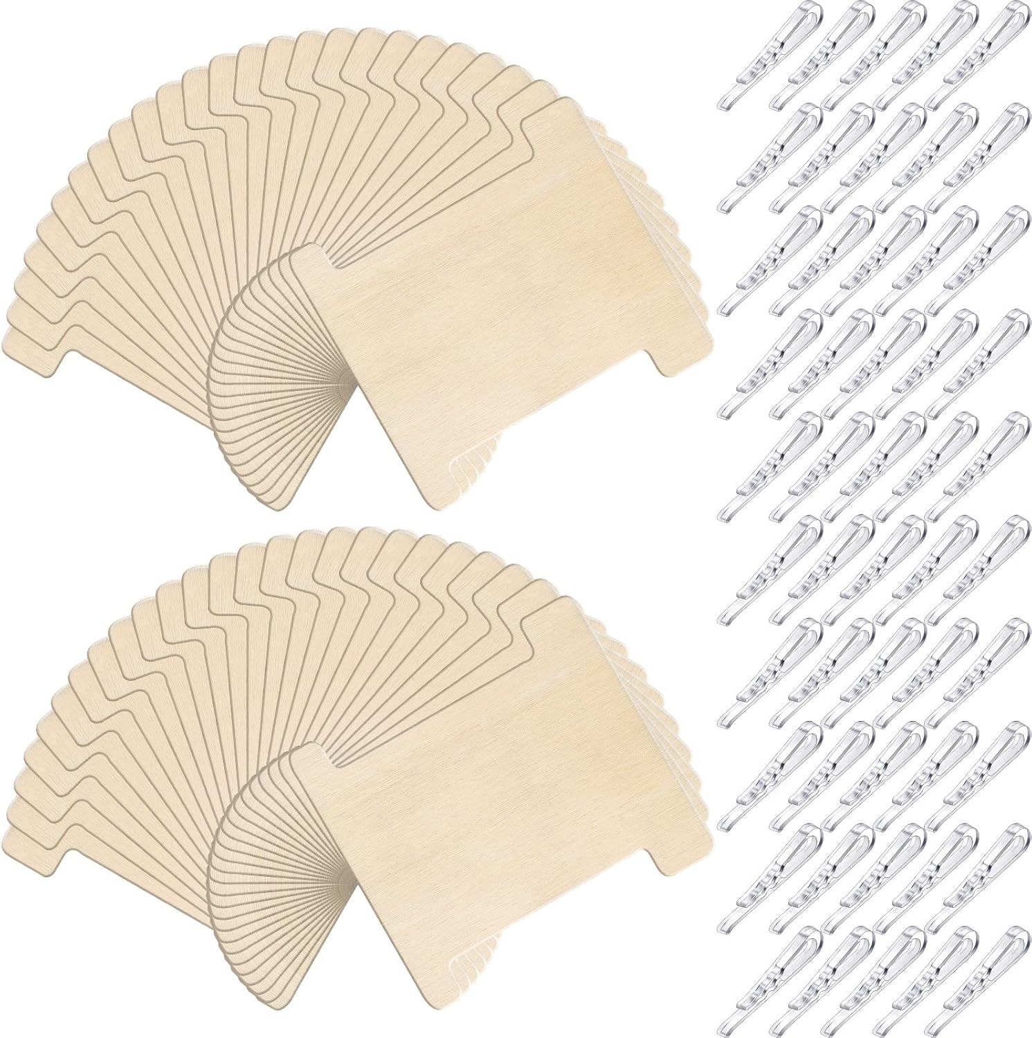 Amazon.com: 100 Pcs Flat Ribbon Organizer Set Including 50 Pcs ...