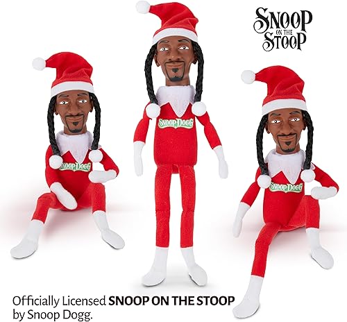 Miniatura 2 de Snoop Dogg Snoop on a Stoop 2023 - Muñeca elfo de Navidad con accesorio especial de Snoops, juguetes de peluche pequeños de 12 pulgadas, incluye