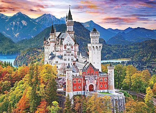Miniatura 2 de EuroGraphics 6000-0946 Neuschwanstein Puzzle (1000 piezas), azul
