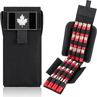 bvya 24 Round Quick Access Shotgun Shotshell Ammunition Reload Molle Pouch Holder for 12 Gauge/20G