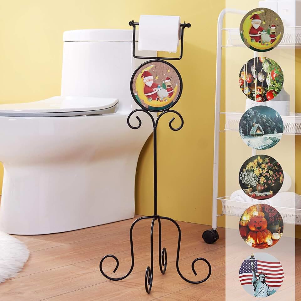Christmas Musical Toilet Paper Holder 