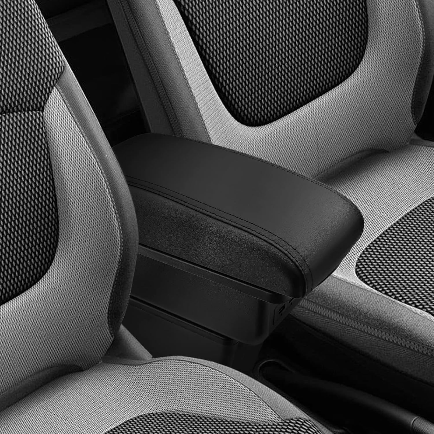 XByun Braccioli Auto per Ford Puma/Fiesta MK8 ST 2017-2023 2024, Poggiabraccio con vano portaoggetti Console Centrale, Accessori Auto.