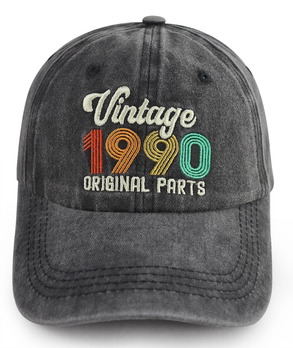 Vintage 1993 Original Parts Hats for Women Men, Adjustable Washed Cotton Embroidered 30th Birthday Decorations Baseball Cap