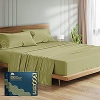 Vista 22 de Mayfair Linen Fundas de Almohada Premium de Algodón Egipcio Tamaño Estándar/Queen Juego de 4 - Fundas de Almohada de Algodón de Lujo de 1500 Cuenta