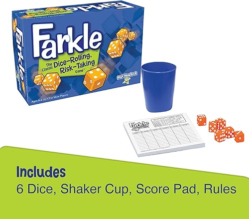 Miniatura 3 de Farkle clásico juego de dados
