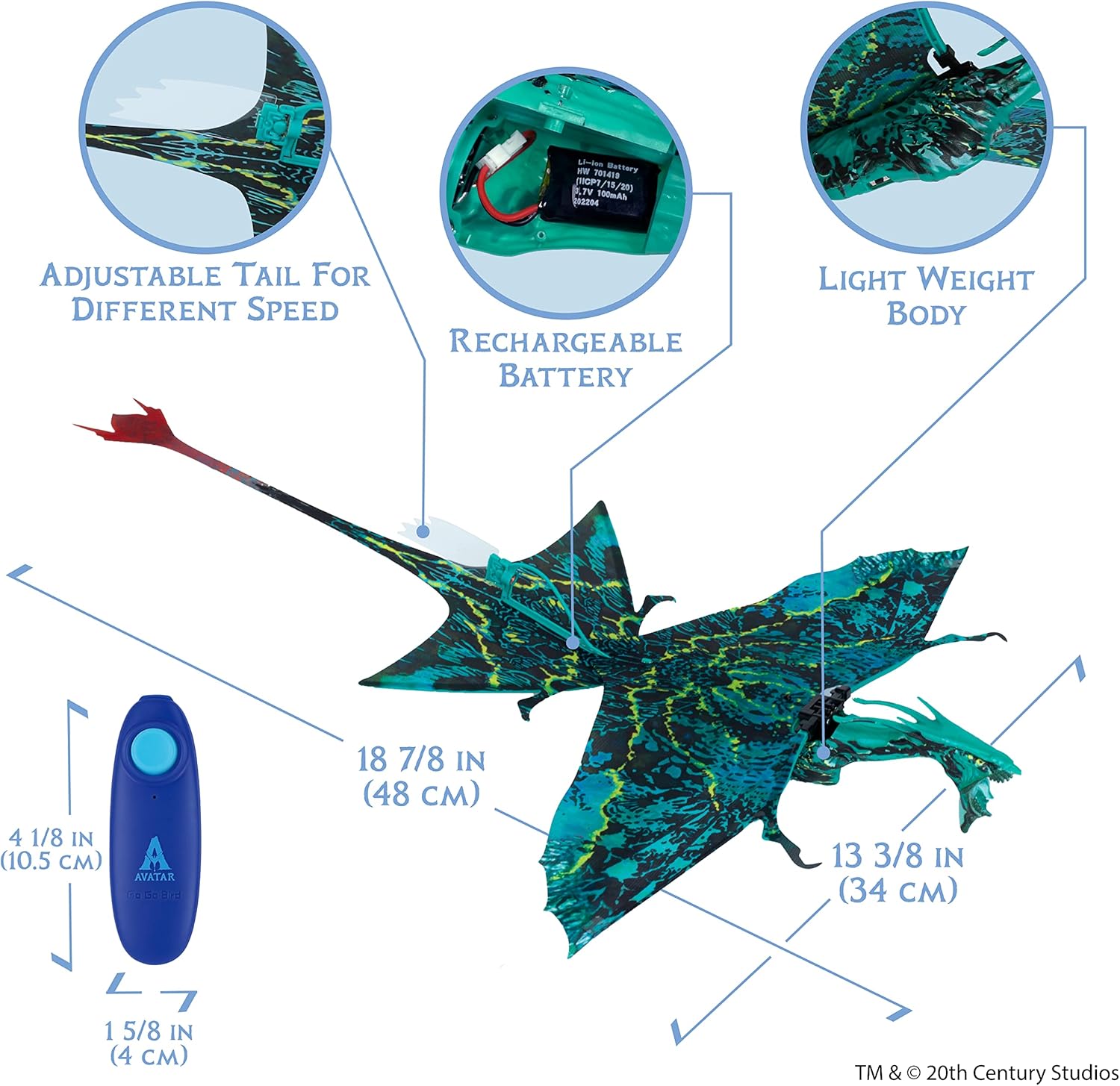 ZING Avatar Banshee - Remote Control Flying Mini Drone-Tech Toy Great Starter RC for Boys and Girls (Classic Green)