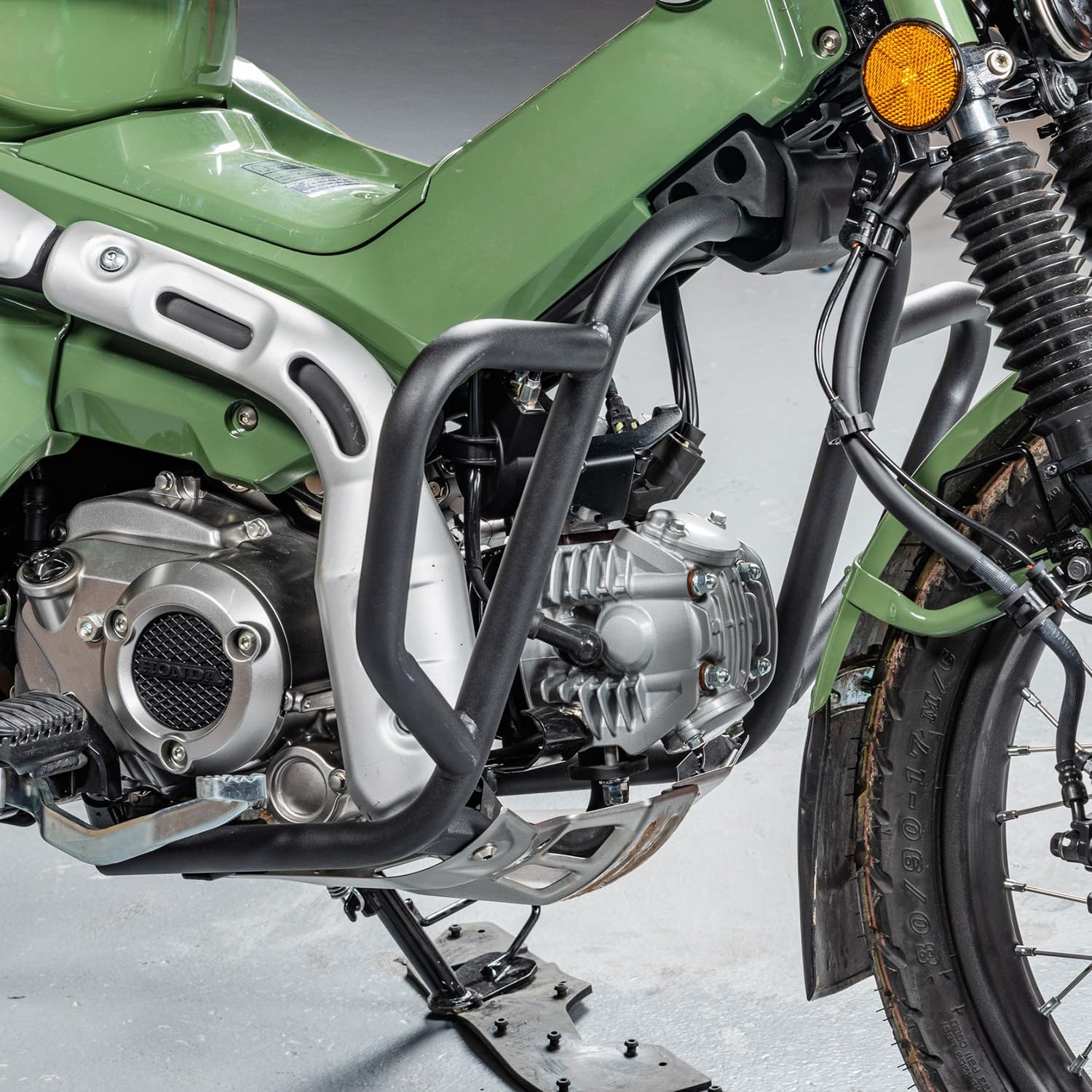 Motorcycle Highway Crash Bars Engine Guard Bumper Fit for Trail125 CT125 Hunter Cub 125 2020 2021 2022 2023 2024 Body Frame Falling Protector Steel Lower Crashbar