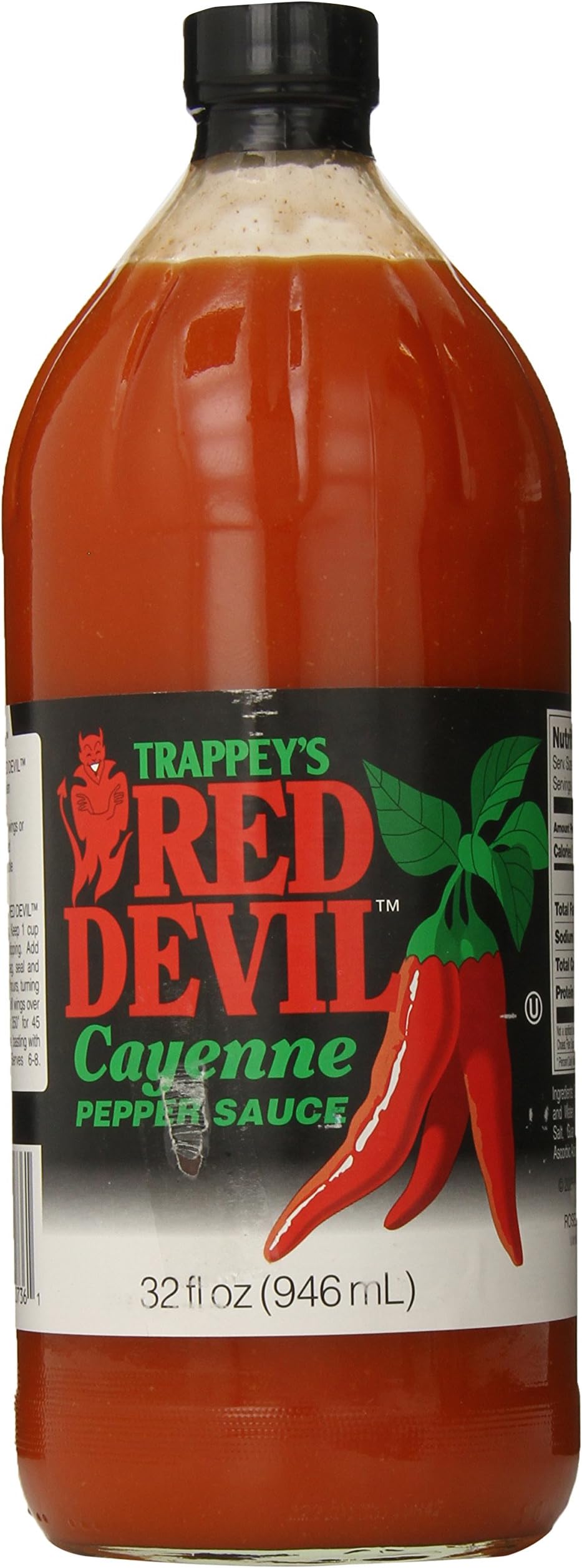 Hot Sauce, Red Devil, 32 Ounce