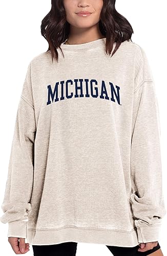 chicka-d NCAA Burnout - Sudadera de forro polar para mujer