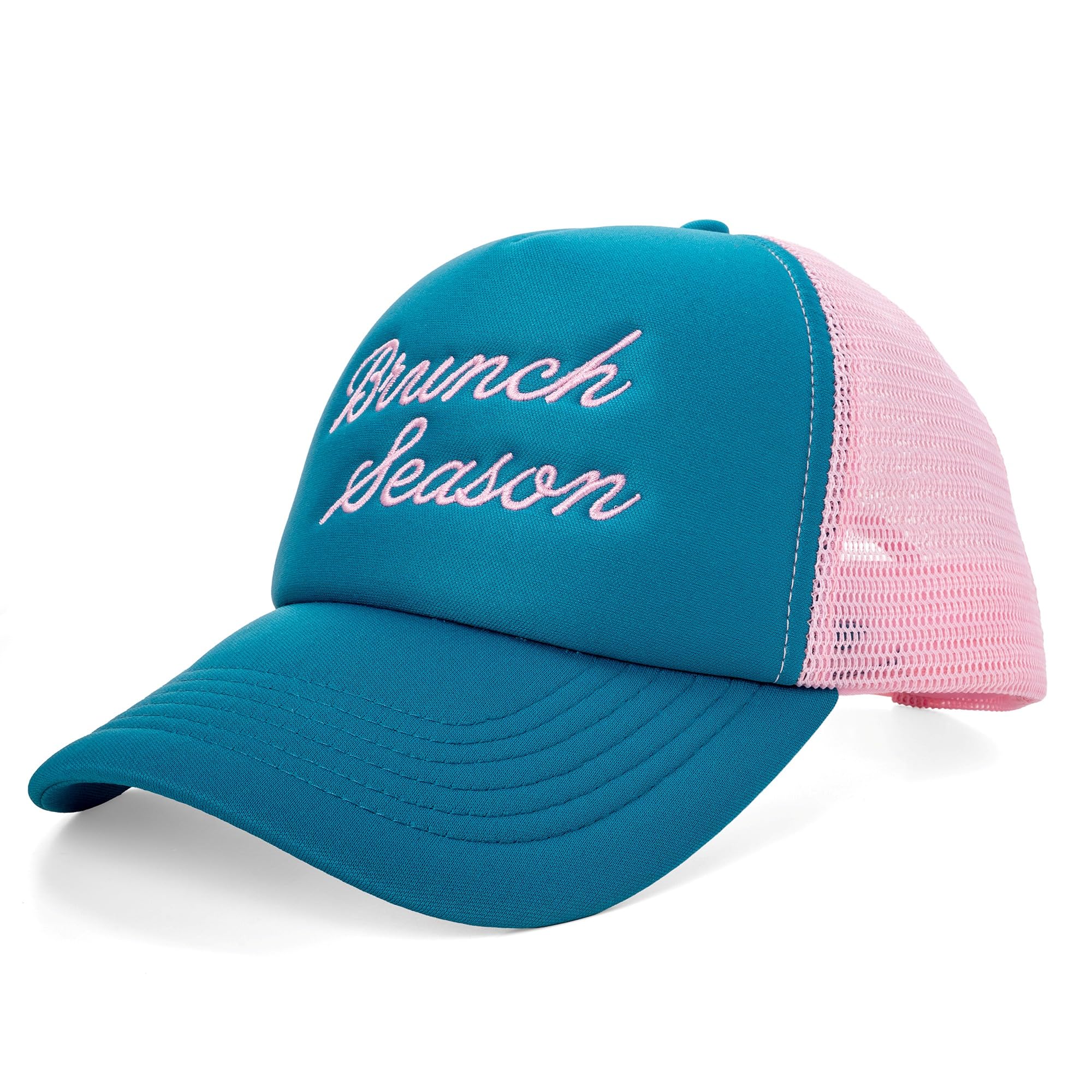 PACIFIC BRIM Women's and Men's Adjustable Cap Mesh Side Panels Trucker Hat