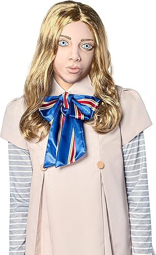 Rubie's Máscara de látex M3gan Deluxe para mujer, como se muestra, talla única, Como se muestra