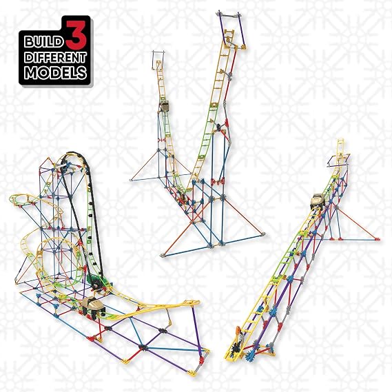 K'NEX Education - STEM Explorations: Roller Coaster Set 546 Pieces, Creative Building Set Ages 8+