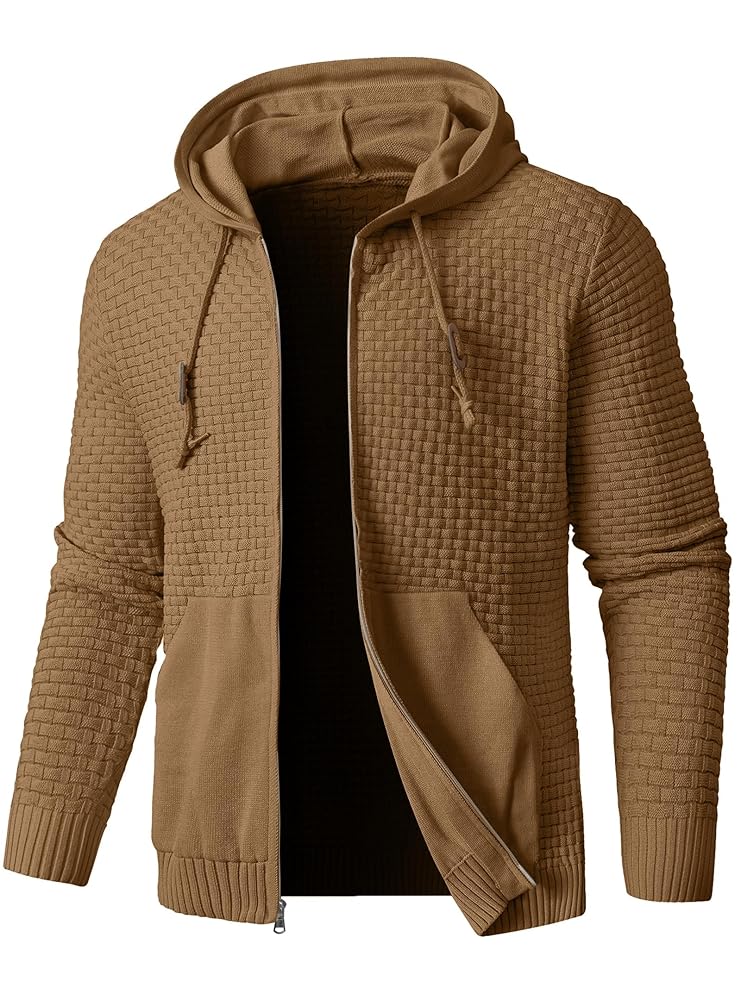 【YOURNUS】Peanut Warmer Knit Hood Zip-Up YOURNUS】Peanut Warmer Knit Hood Zip-Up (YOURNUS/パーカー