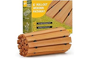 Roll Out Wooden Garden Pathway - The Perfect Pathway for Your Outdoor Oasis
